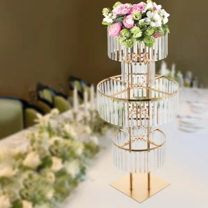 5 Tiers Wedding Centerpieces Flower Stand