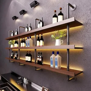 39.7in Wine Rack with LED Light